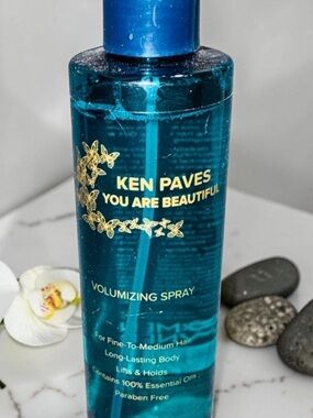 You Are Beautiful Volumizing Spray - Blue.  EMPTY BOTTLE